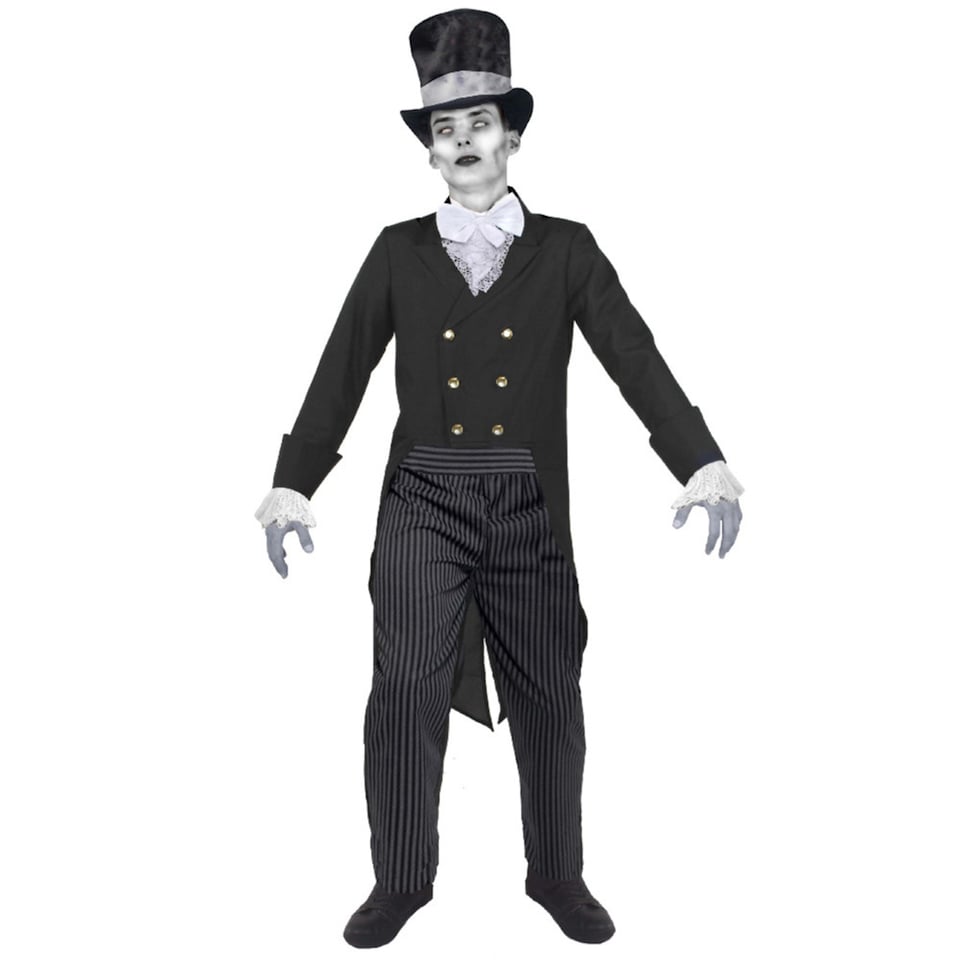 image 1 of Corpse Groom Costume | Black | L