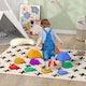 image 2 of AIYAPLAY 11-Piece Kids Stepping Stones, Non-Slip Stackable Balance Stones