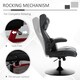 image 5 of Vinsetto Gaming Chair Home Office Chair w/ Swivel Pedestal Base Lumbar Support