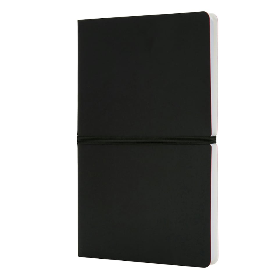 image 1 of XD Collection Deluxe Soft Cover A5 Notebook - Black - One Size