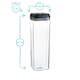image 3 of Argon Tableware Flip Lock Plastic Food Storage Containers - 1.9 Litre - White - Pack of 6