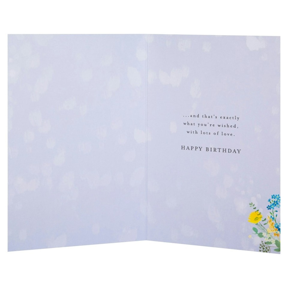 image 1 of Garden Birds & Flowers Design Especially For You Birthday Card