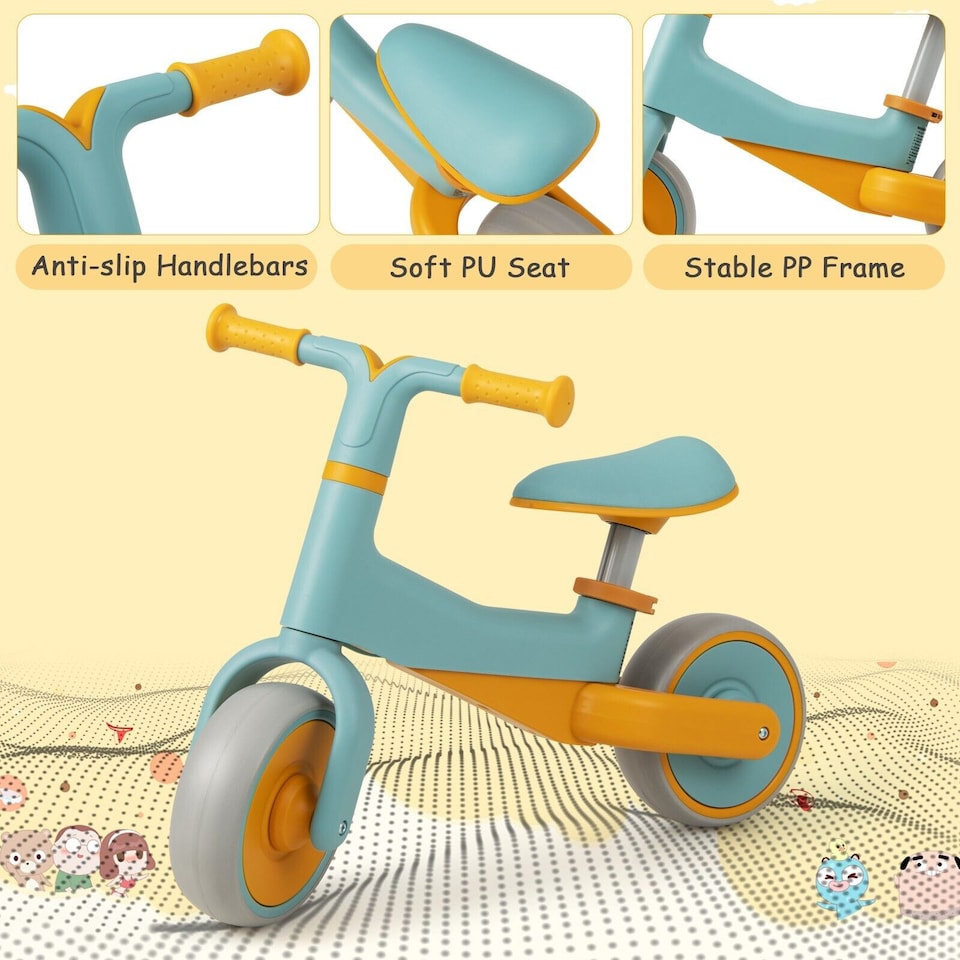 image 1 of Baby Balance Bike 2 Wheels Toddler First Bike No Pedal Infant Baby Walker Riding