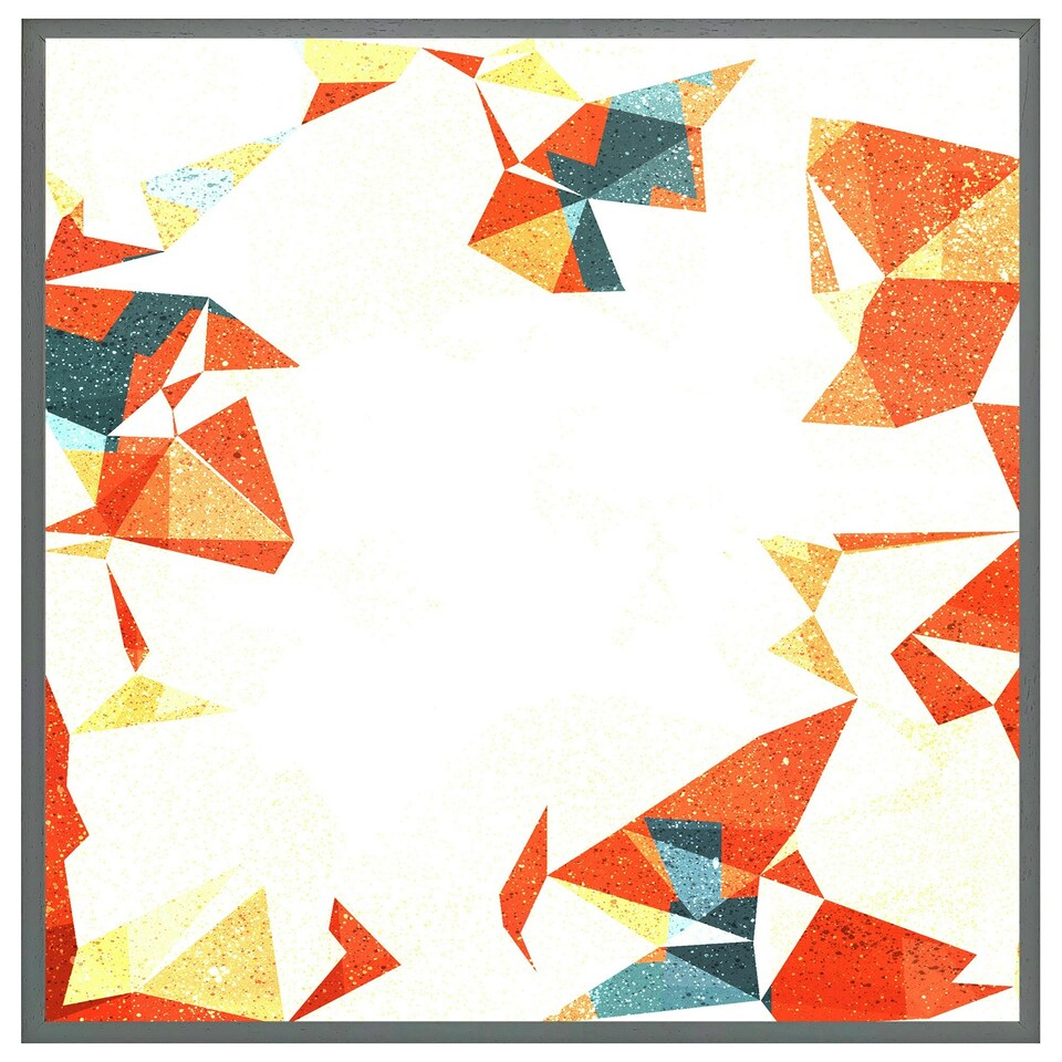 image 1 of Autumn geometric (Picture Frame) White | XS