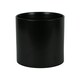 image 1 of Minimalist Matte Black Ceramic Indoor Plant Pot H17 x W17.5cm Black