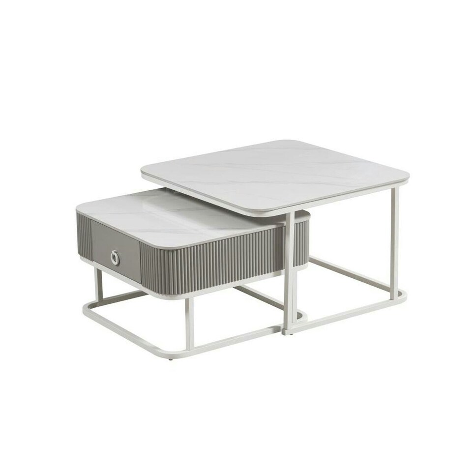 image 1 of Centre Table Home ESPRIT White 70 x 70 x 45 cm N/A