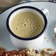 image 3 of Nimbus Enamelware Expresso Mug - White/Blue - 150ml