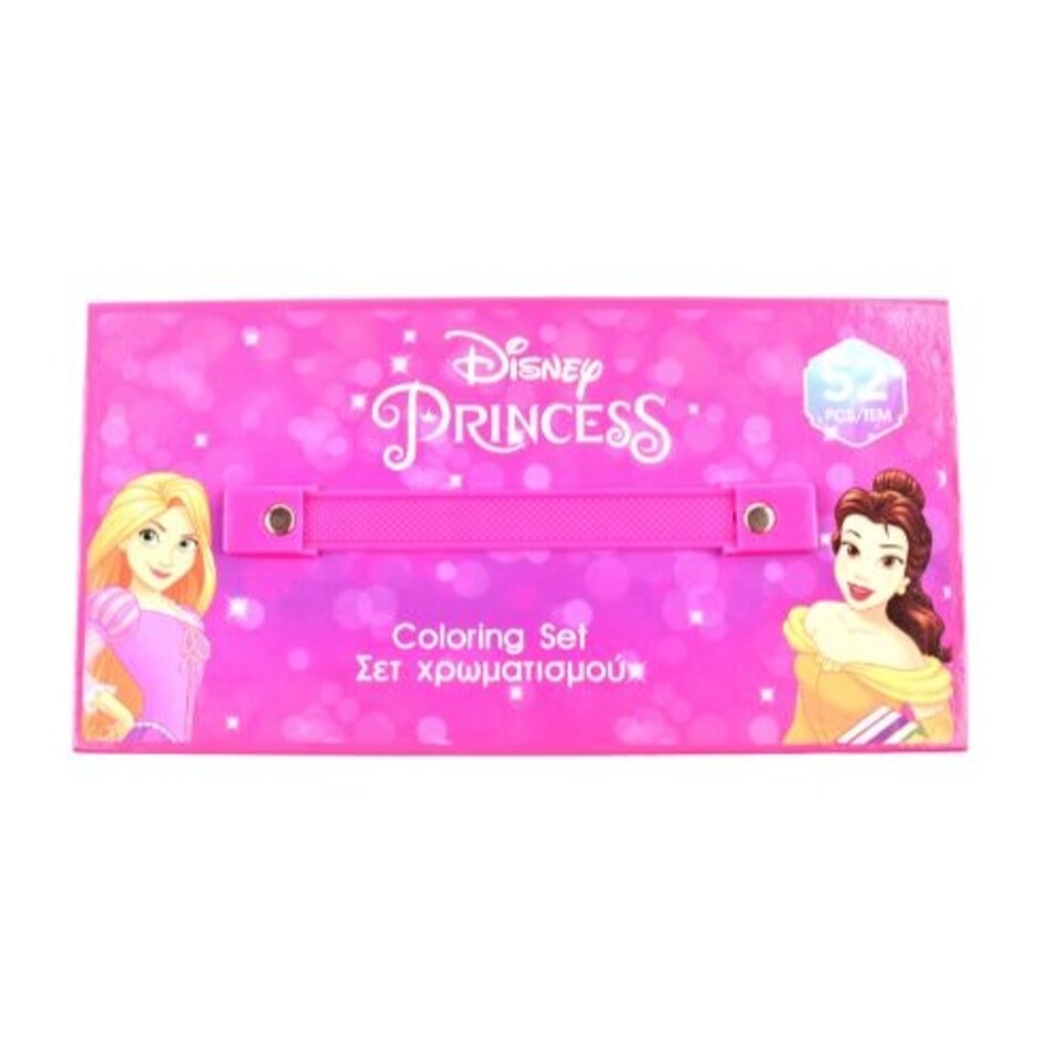 image 1 of Disney Princess Colouring Set 52 Pieces N/A | One Size