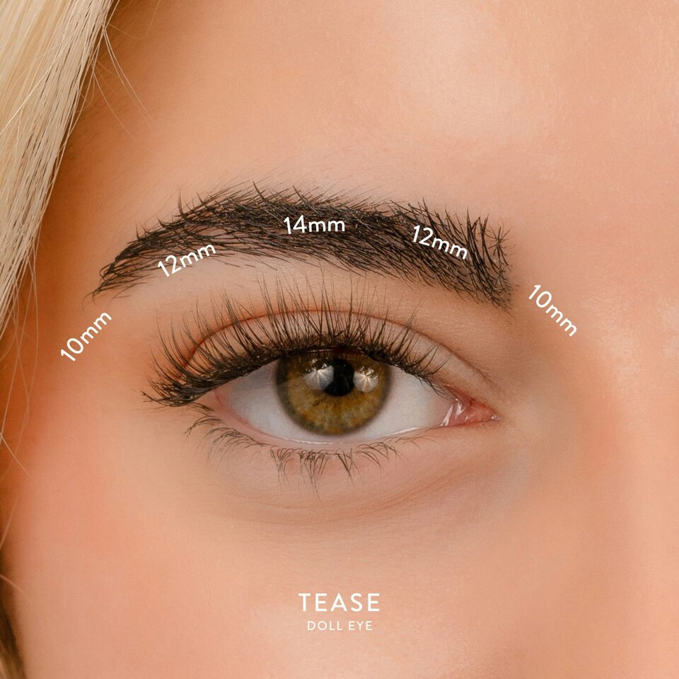 image 1 of House Of Amor - Eyelash Extensions - Mixed Length Clusters - Tease - Volume D Curl -