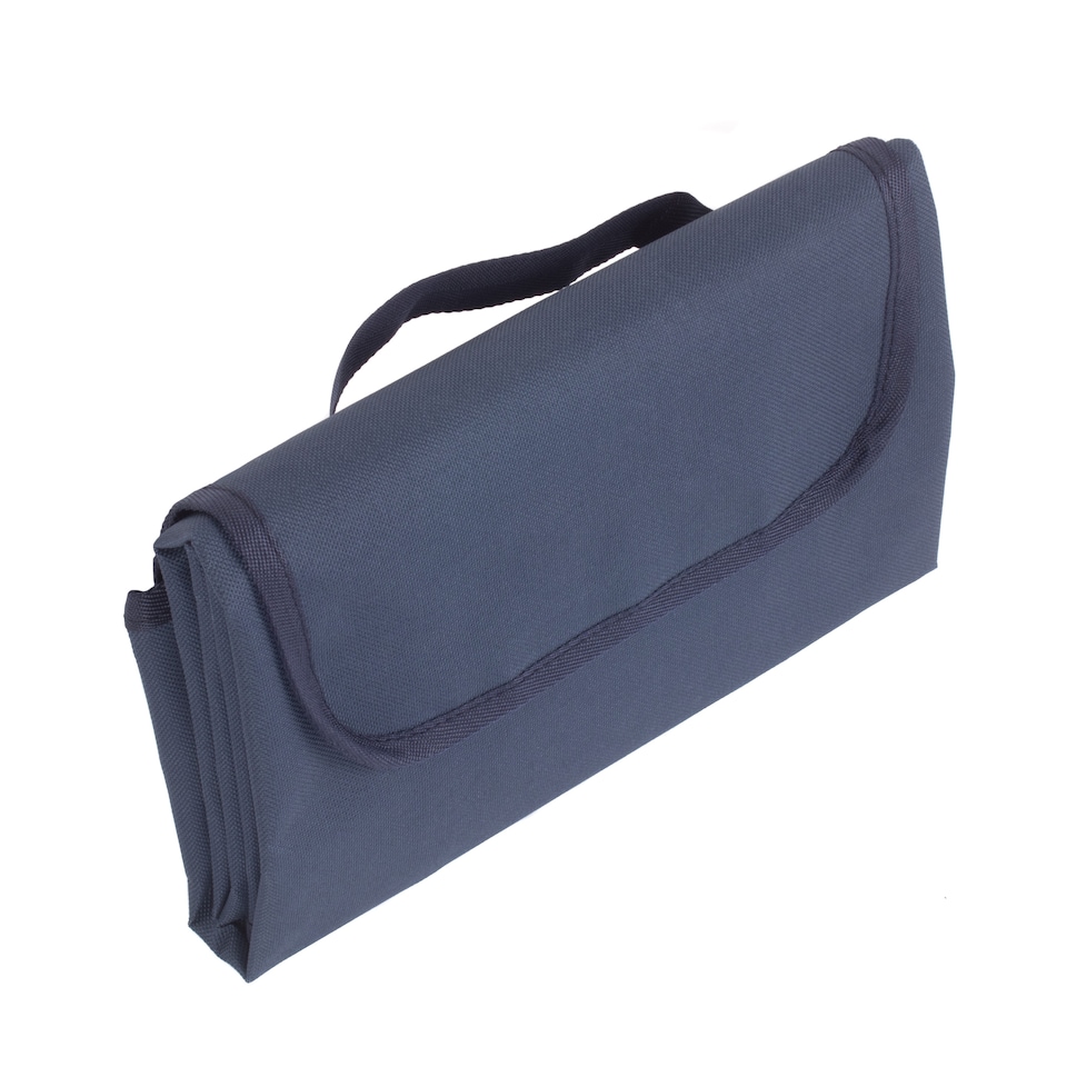 image 1 of Navy Blue Waterproof Picnic Blanket | Blue | Blue