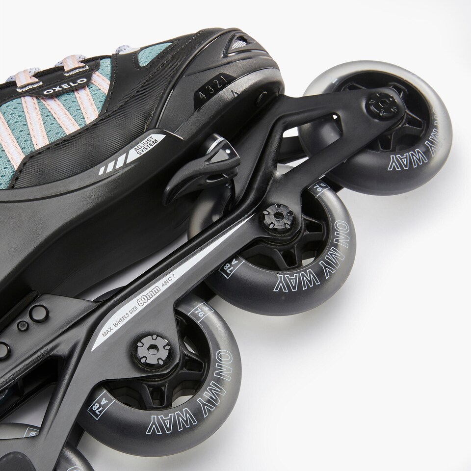 image 1 of Decathlon Kids' Inline Fitness Skates Fit 5