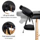 image 5 of Yaheetech Height Adjustable Massage Table with Face Cradle Blak