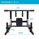 image 3 of Gr8 Home Pull Up Bar Dip 2in1 Wall Mounted Home Gym Chin Up Cross Fit Multi Grip Workout