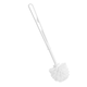 image 1 of 1 x White Replacement Toilet Brush With Strong Plastic Handle & Deep Cleaner Bristles | White