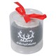 image 2 of 1PK Dog Festive Christmas Gift Grey 'Merry Christmas' Tennis Ball in Gift Box - 6cm