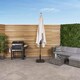 image 4 of Charles Bentley 3m x 2m Rectangular Outdoor Garden Umbrella - Light Grey