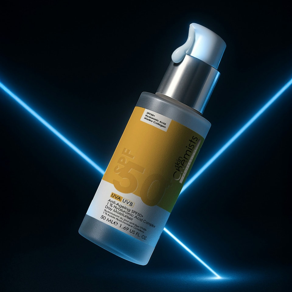 image 1 of skinChemists Anti-Ageing SPF 50 1% Hyaluronic Acid Day Moisturiser 50ml