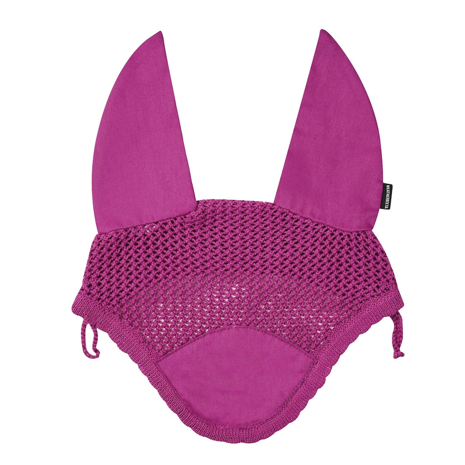 Weatherbeeta Prime Ear Bonnet - Red Violet - Pony