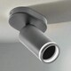 image 3 of CGC SOLIS Black Single GU10 Adjustable Ceiling Spotlight Black