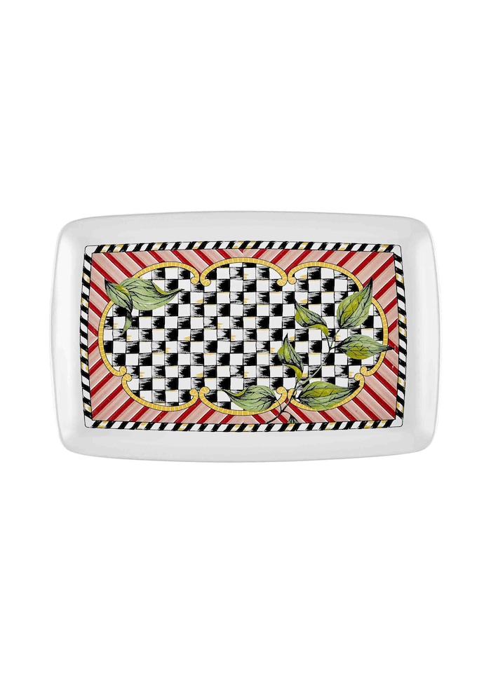 image 1 of Jardin Collection Rectangular Serving Platter