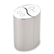 Grunwerg Condimates 2 Piece Salt & Pepper Shakers, Satin Finish, 10cm