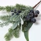 image 2 of Homescapes Artificial Large Blueberry Stem, 45 cm