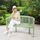 image 10 of Greenhurst Woodfield Acacia Garden Bench - Natural Oiled Finish Brown | Natural