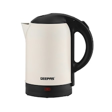 GEEPAS Electric Kettle | 1.8L Cordless Stainless Steel Jug Kettle with LED Indicator for Hot Water Tea Coffee