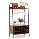 image 1 of COSTWAY Industrial Detachable Wine Bar Storage Wine Bar