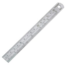 Stainless steel ruler 6" / 150mm / straight edge / rule / measuring TE433