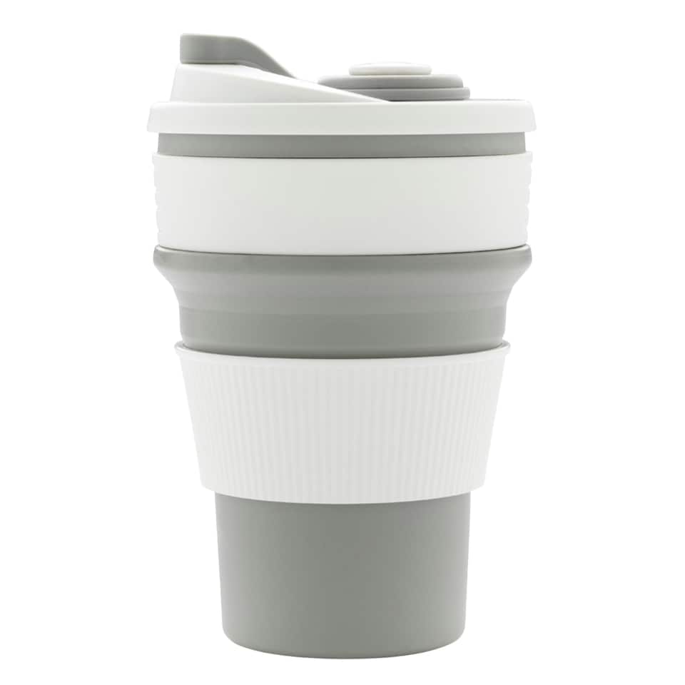 image 1 of XD Collection Foldable Silicone Cup - Grey - One Size