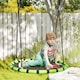 image 2 of AIYAPLAY Kid Nest Swing Seat, 100cm Diameter Round Saucer Swing Set, Black