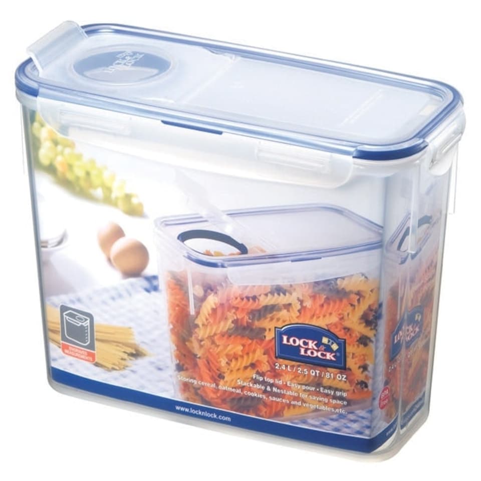 image 1 of LocknLock Classic Slimline Cereal Container Kitchen Food Storage Box - 3.4 L
