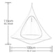 image 2 of Butterfly-shaped Leisure Hanging Chair | Blue | Blue