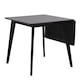 image 3 of Roxby Extending Dining Table 80-120cm in Black