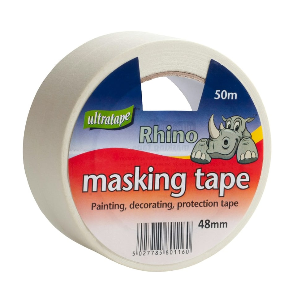 Ultratape Rhino General Purpose Masking Tape 48mm x 50m - One Colour - One Size