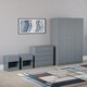 image 1 of Vida Designs Riano 4 Piece Bedroom Set (1 Drawer Bedside Chest, 4 Drawer Chest, 3 Door Wardrobe), Grey (6)