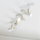 image 2 of Gull 4 Light Spotlight Matt White Paint, Satin Brushed Gold, GU10