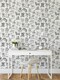 image 4 of Pooches White Wallpaper White | White