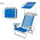 image 5 of Beach Chair Aktive Blue 47 x 67 x 43 cm (2 Units) N/A