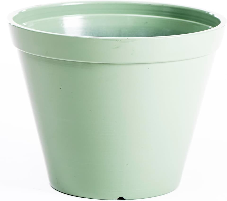 image 1 of Lindos Glazed Effect Planter Sage Green (D33 x H25.5cm) | Green | 1