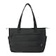 image 3 of Floso Plain Recycled Puffer 18L Tote Bag | Black | Black | 1