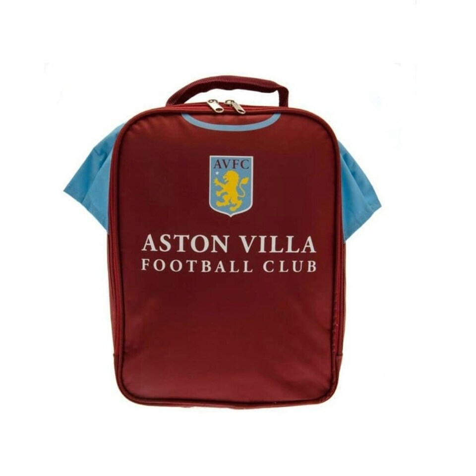 Aston Villa FC Kit Lunch Bag - Claret Red/Sky Blue - One Size