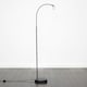 image 2 of ValueLights Modern Designer Style Black Curved Stem Floor Lamp Base