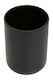 image 2 of Interiors by Premier Designer Black Tumbler with Trim, Minimal Bamboo Fibre Water Tumbler, Compact Decor Tumbler For Razors