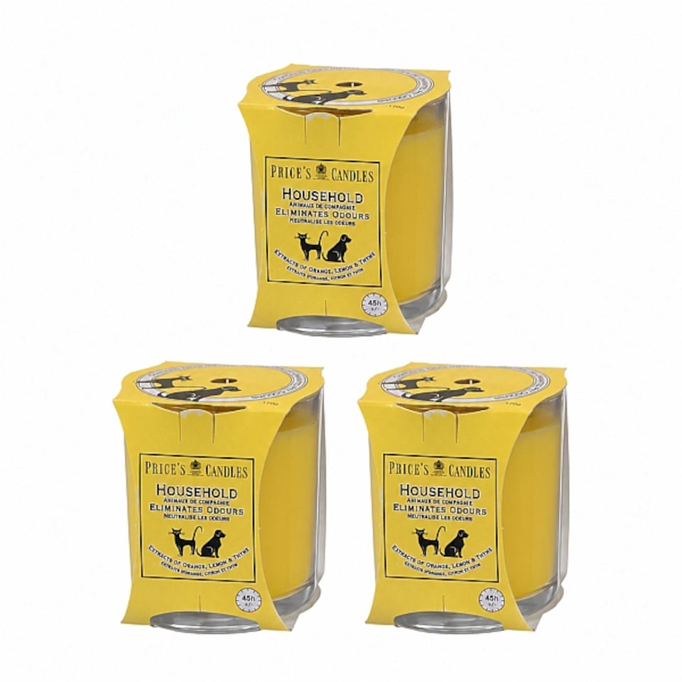 image 1 of Price's Candles Household Candle (Pack of 3)
