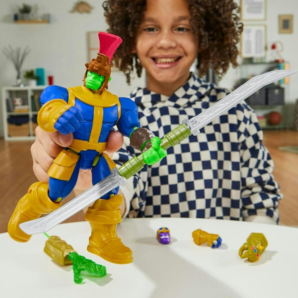 image 1 of Marvel Mixmashers - Avengers Deluxe Hulk Action Figure