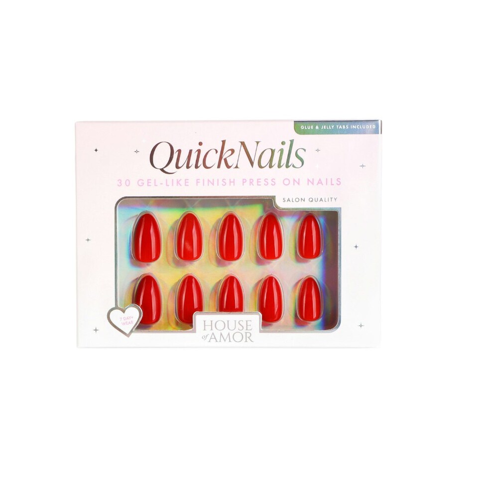 image 1 of House Of Amor - False Nails - Ruby - Press On Nails - Clear