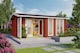 image 1 of Brighton 70-Log Cabin, Wooden Garden Room, Timber Summerhouse, Home Office - L580 x W430.8 x H241.81 cm | Red