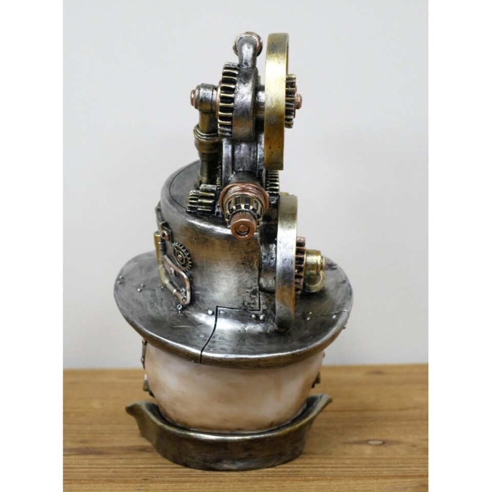 image 1 of Gifts Direct 2 U Steampunk Skull Camera Hat Ornament